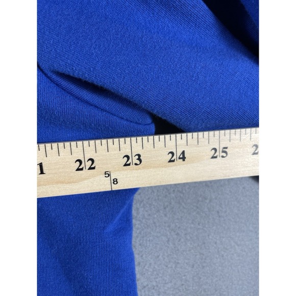 Adidas Hoodie Pullover Unisex Blue Large - Picture 7 of 11